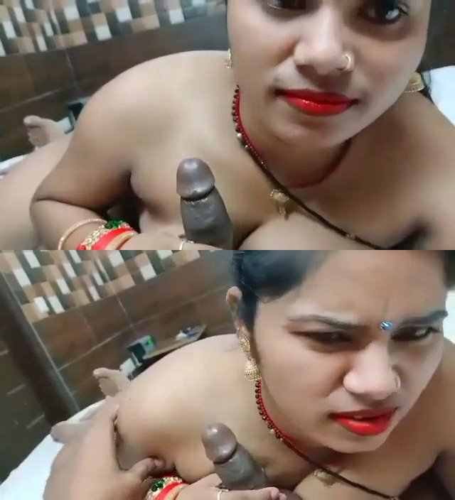 Newly married beautiful desi bhabi porn enjoy mms HD